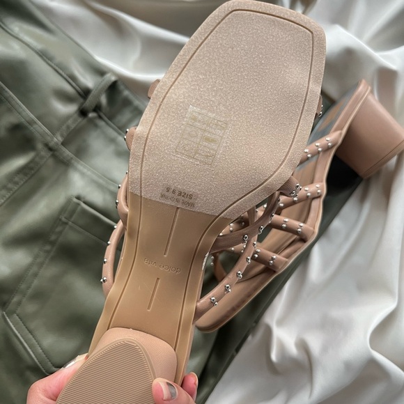 NWT Tan Studded Dolce Vita Heels. ✨ - Picture 4 of 5
